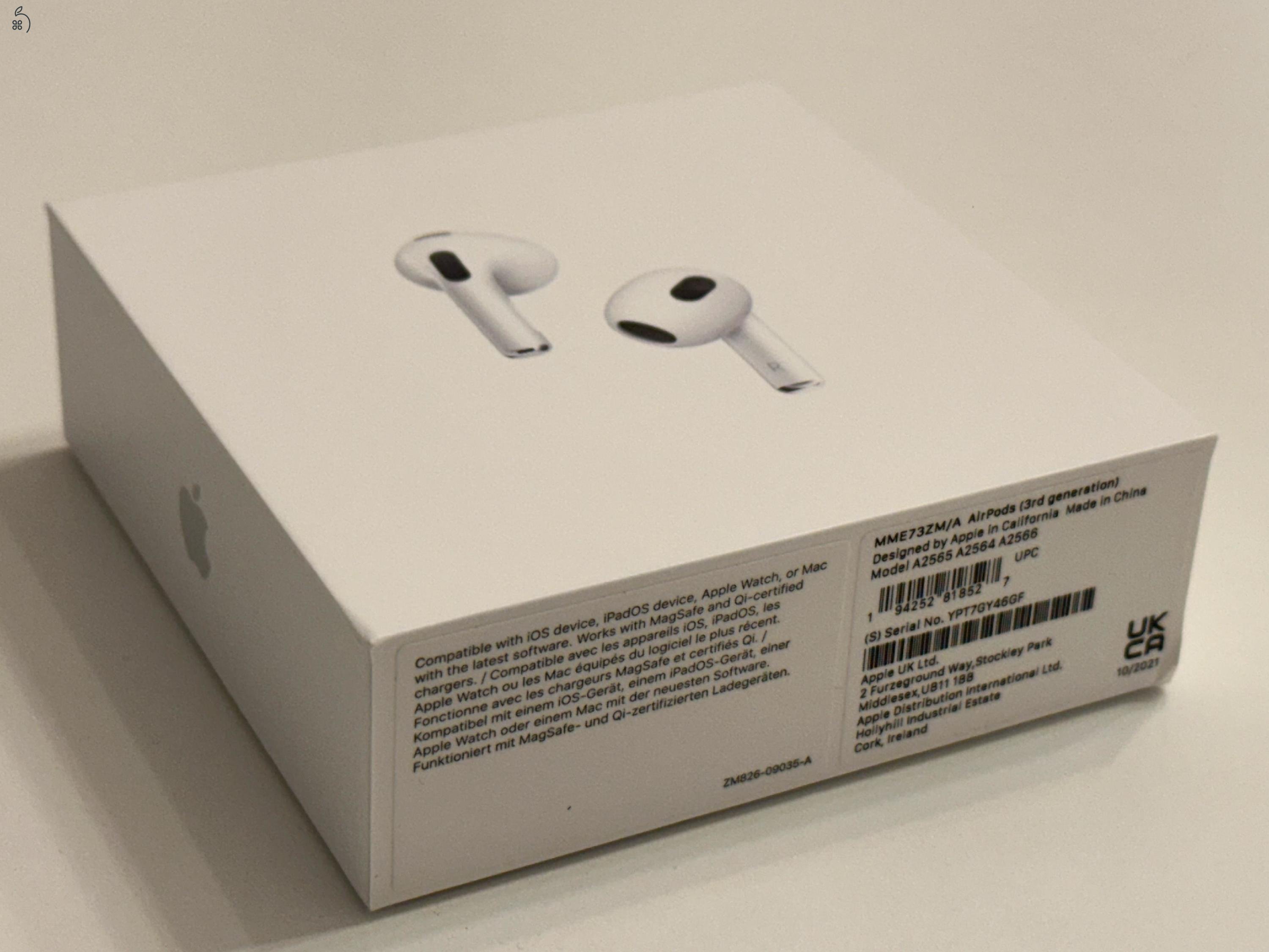 ???? Apple AirPods (3. generáció) with MagSafe Case - MME73ZM/A: Élvezd a jövő hangját!