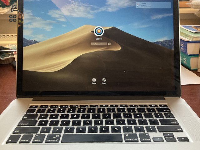 MacBook Pro (Retina, 15-inch, Mid 2015, 500Gb SSD, i7)