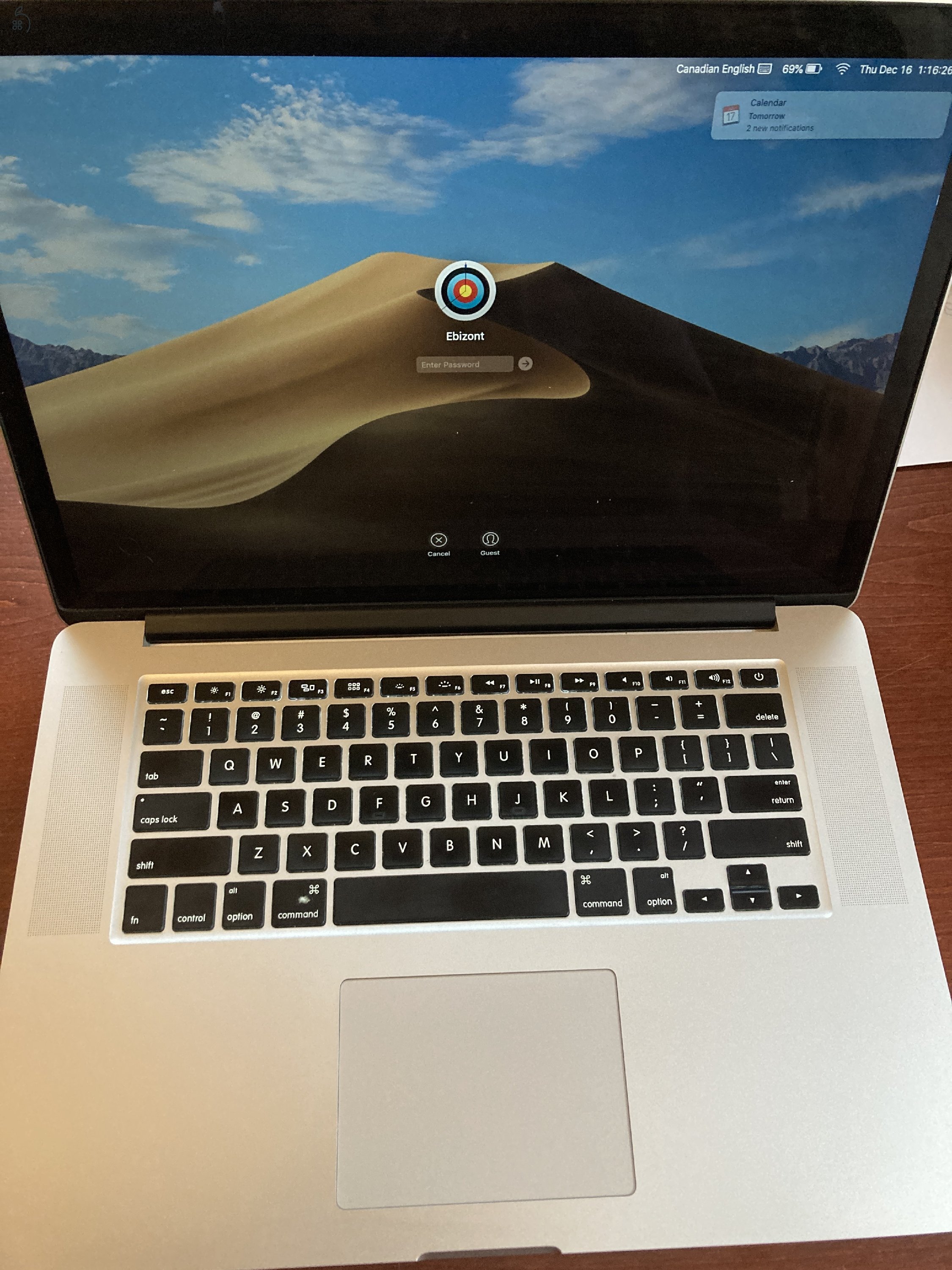 MacBook Pro (Retina, 15-inch, Mid 2015, 500Gb SSD, i7)