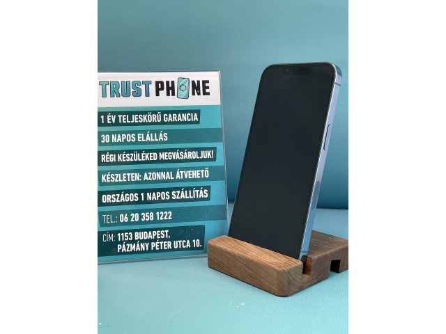 !! 1 ÉV GARANCIA !! iPhone 13 Pro Blue 128 GB – TRT265 – 100% AKKU