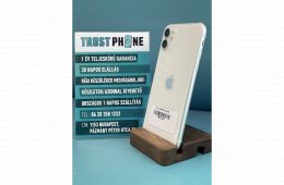 !! 1 ÉV GARANCIA !! iPhone 11 White 128 GB – TRT303 – 100% AKKU