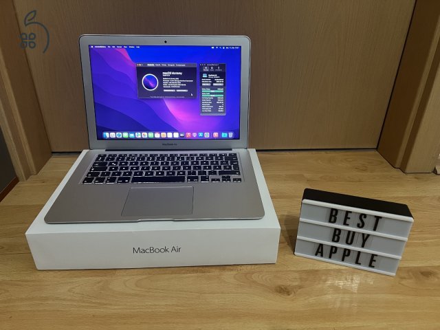 2017 MacBook Air 13 / i5 1.8 GHz / 8GB / 128GB SSD / Magyar / Új Aksival / Korrekt Áron Eladó ! ! !