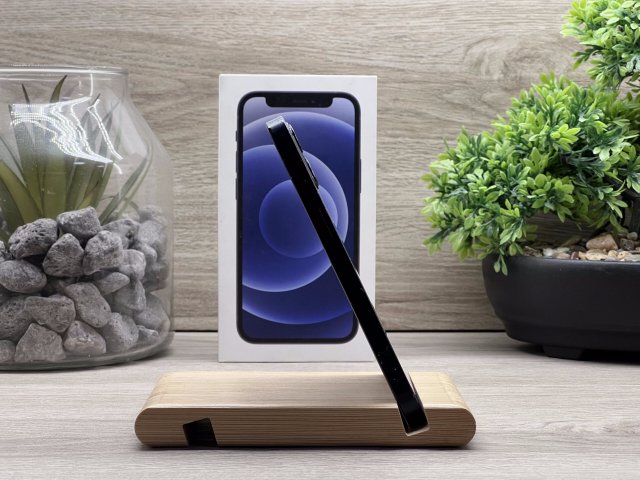 iPhone 12 Mini Black 128GB 2 ÉV Garanciával Számlával Aksi 100%