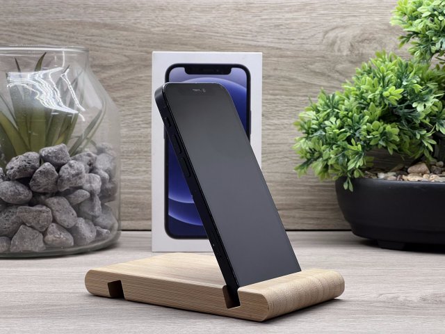 iPhone 12 Mini Black 128GB 2 ÉV Garanciával Számlával Aksi 100%