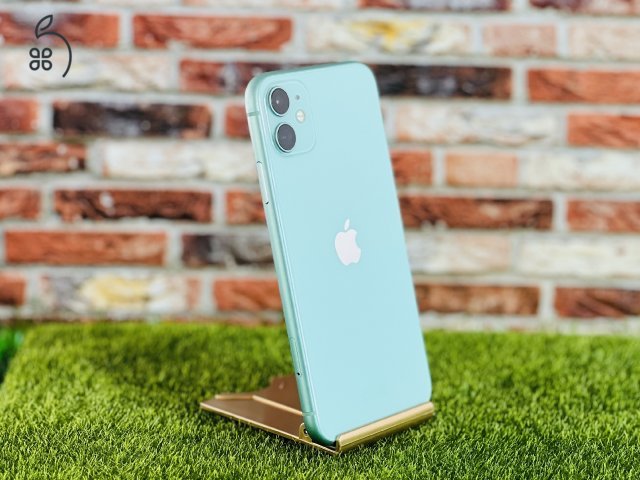 Apple iPhone 11 64 GB Green 100% akku szép állapotú - 24 HÓ GARANCIA - 