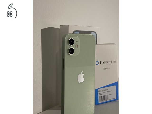 Iphone 12 Green 64GB, Új akkumulátorral.