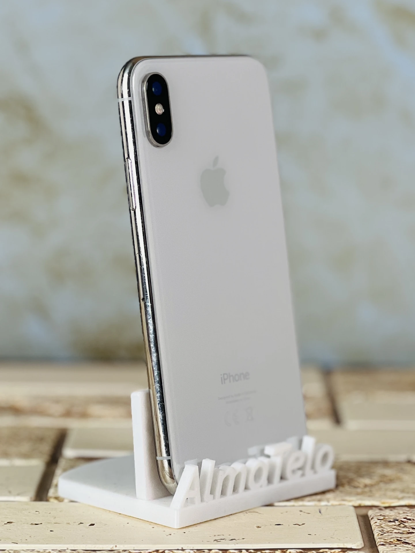 Apple iPhone X 64 GB Silver - 100% akku