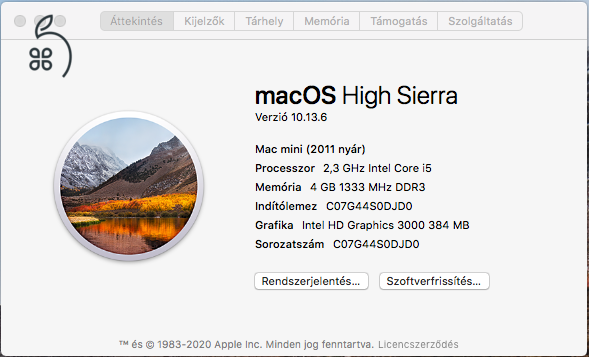 Mac mini 2011 nyár