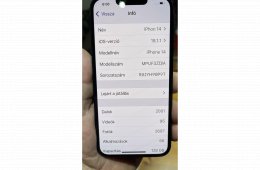 Újszerű iPhone 14 128GB fekete