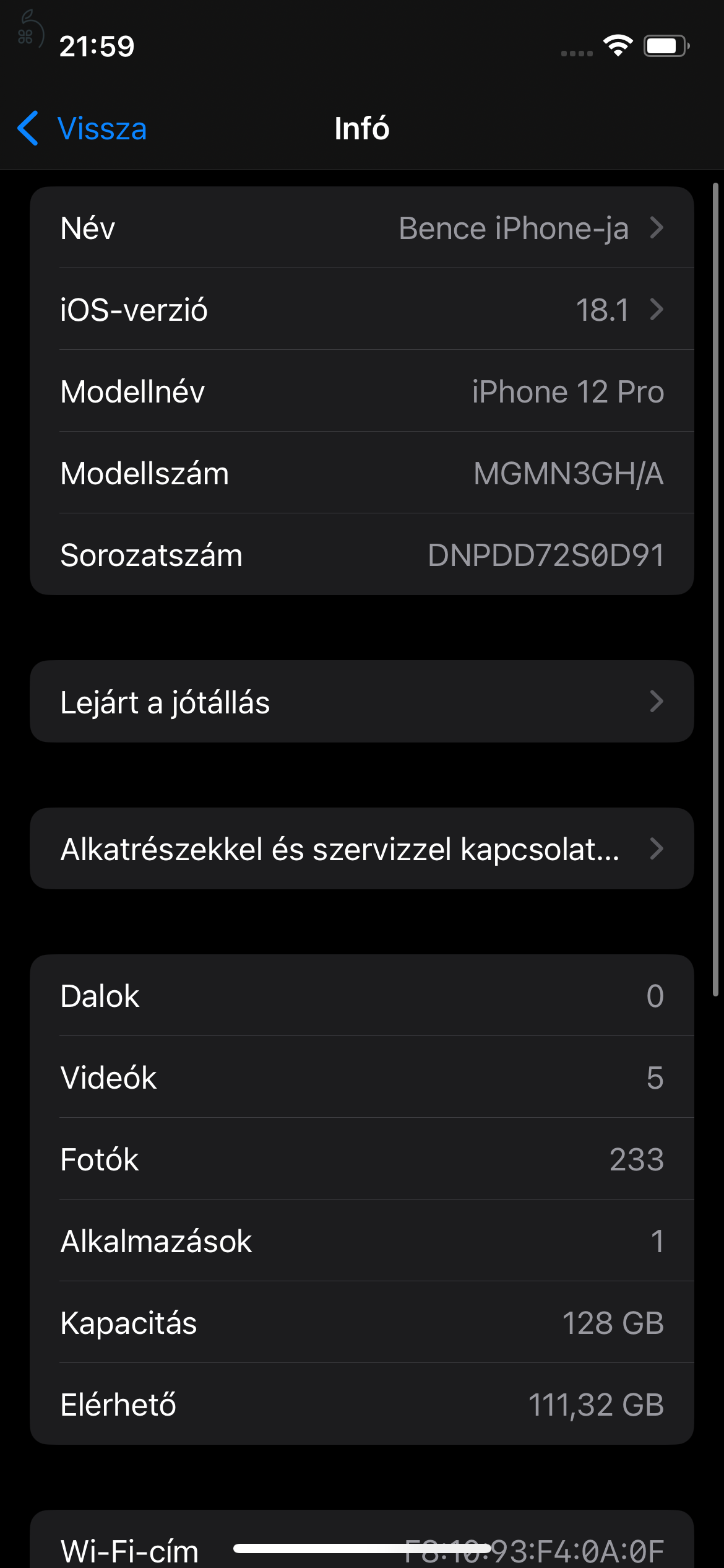 iPhone 12 Pro 128gb - független