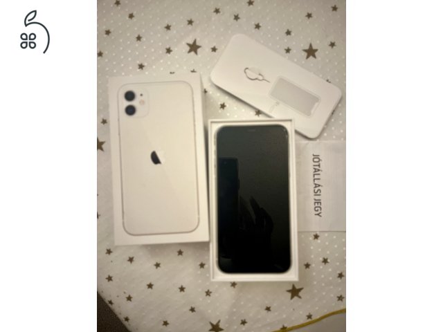 Iphone11 64GB Fehér /Ezüst