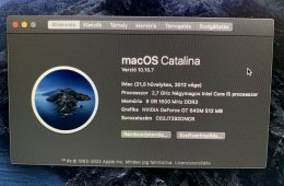 iMac 21,5” i5 2,7ghz, 8GB, 1 TB SSD, GT640M 