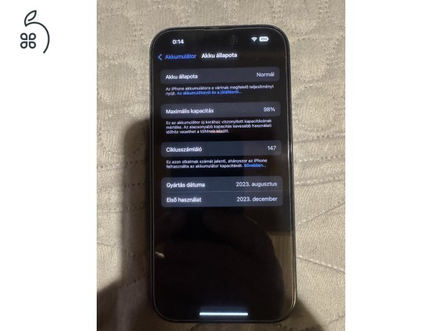Eladó IPhone 15