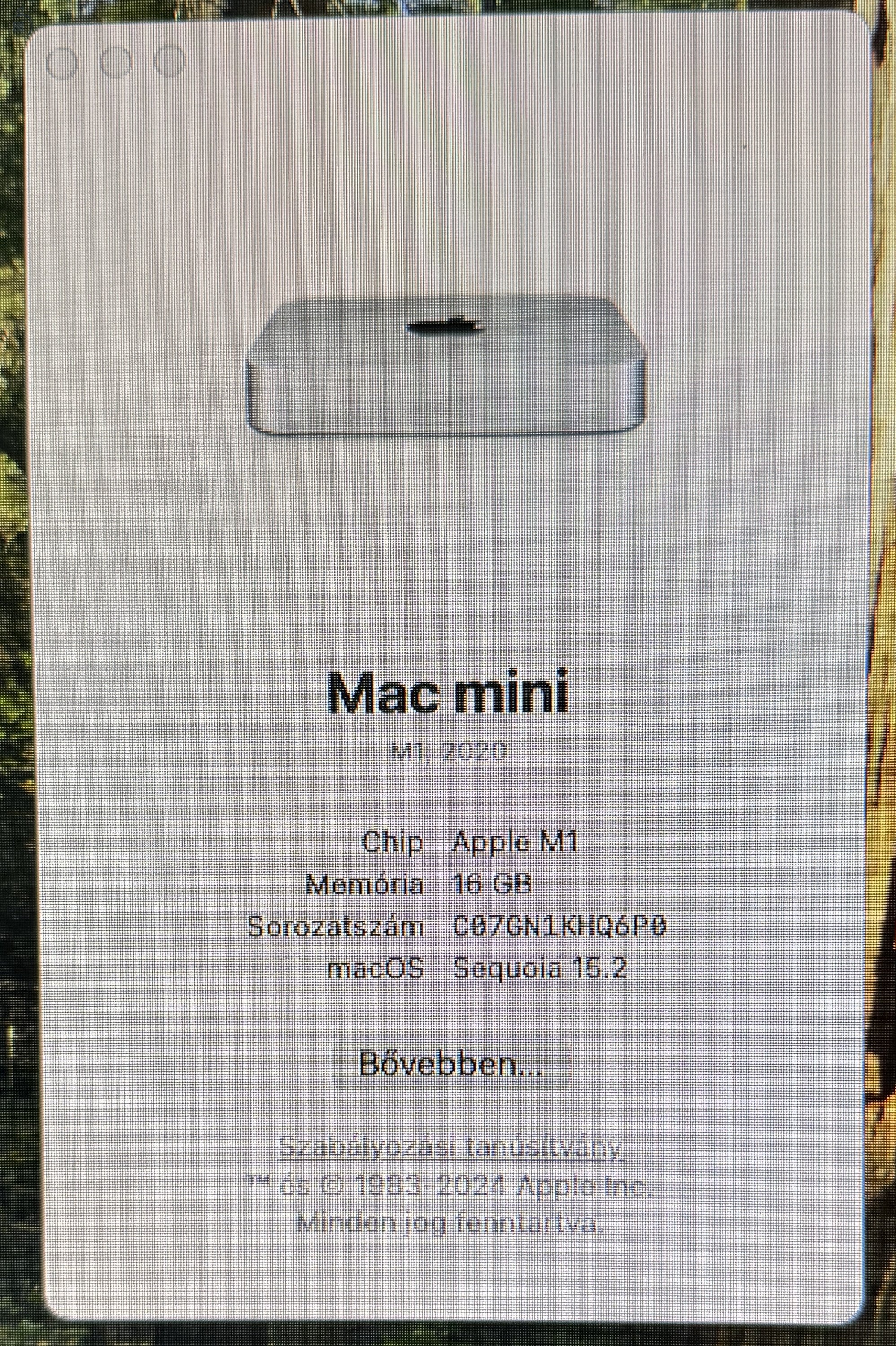 MAC Mini M1 + ajándék trackpad