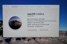 Apple iMac 21,5” 2.9GHZ i5  8GB, 500GB SSD frissítés