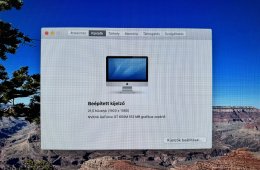 Apple iMac 21,5” 2.9GHZ i5  8GB, 500GB SSD frissítés