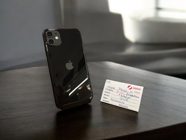 109. Apple iPhone 11 - 64 GB - Fekete - Független