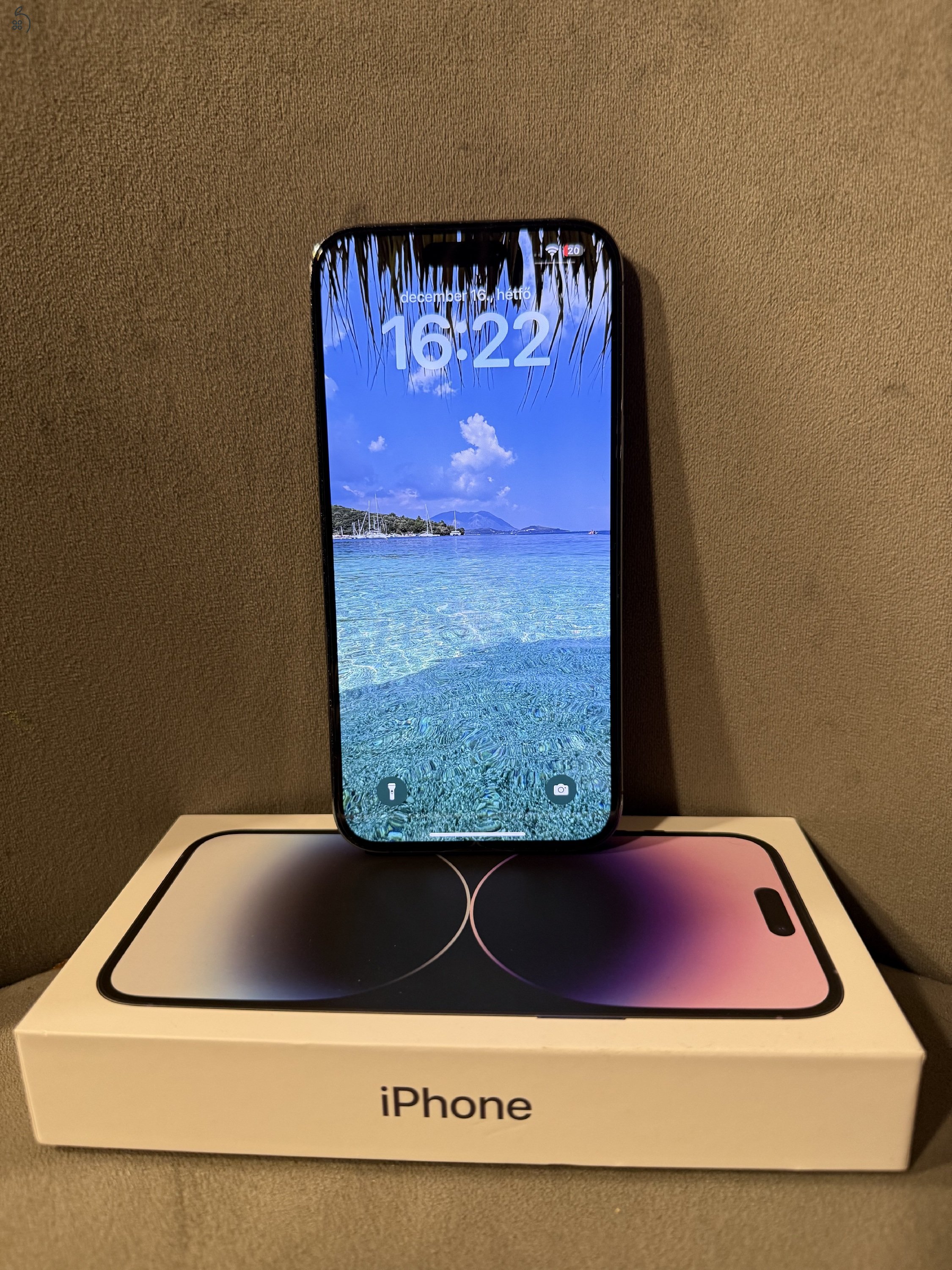 iPhone 14 Pro Max 128Gb (dobozzal, új fóliával)