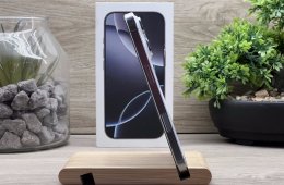 Hibátlan iPhone 16 Pro White Titanium 256GB 1 ÉV Garanciával Számlával Aksi 100%