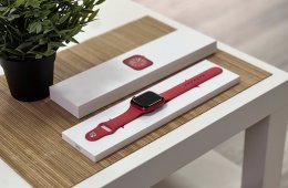 Apple Watch S8 Red 45MM 1 ÉV Garanciával Számlával