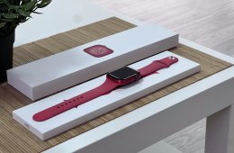 Apple Watch S8 Red 45MM 1 ÉV Garanciával Számlával