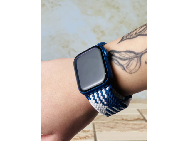 Apple Apple Watch Series 7  41mm Blue - 100% akku