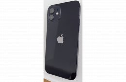 iPhone 12, black, 64GB, újszerű