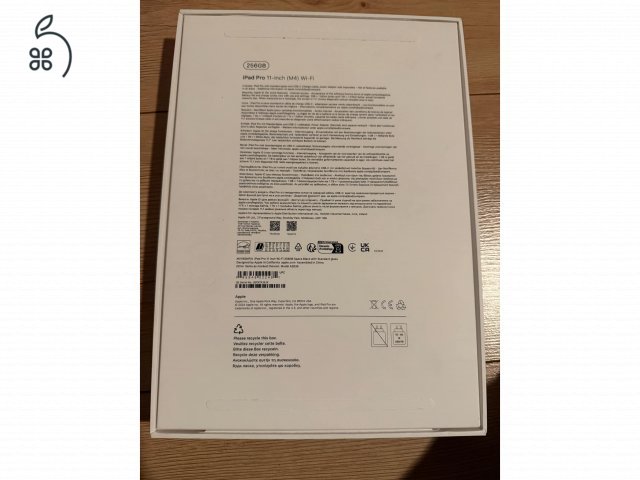 Apple iPad Pro 11 M4 2024 256GB WI-FI (Space Black ) + Apple Pencil Pro Eladó!