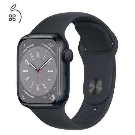 ! 100% AKKU ! Garanciális, Dobozos Apple Watch Series 8 Midnight 45mm.  WWW.TRUSTPHONE.HU