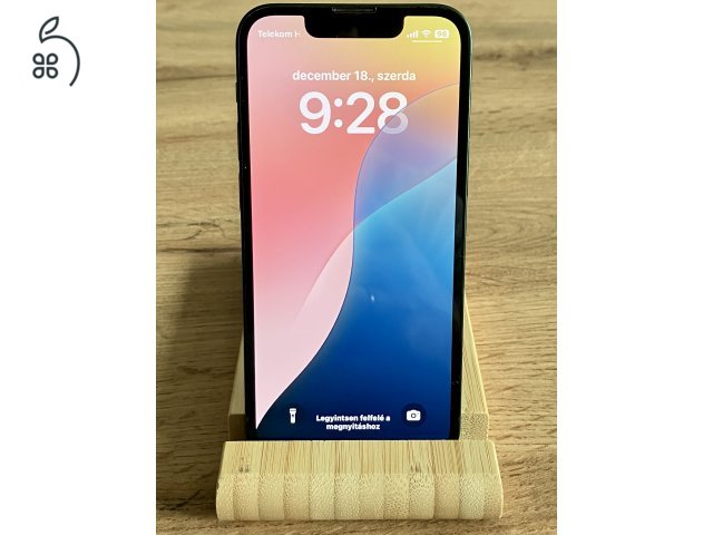 Újszerű, garanciális, 128gb-os zöld iPhone 13 mini