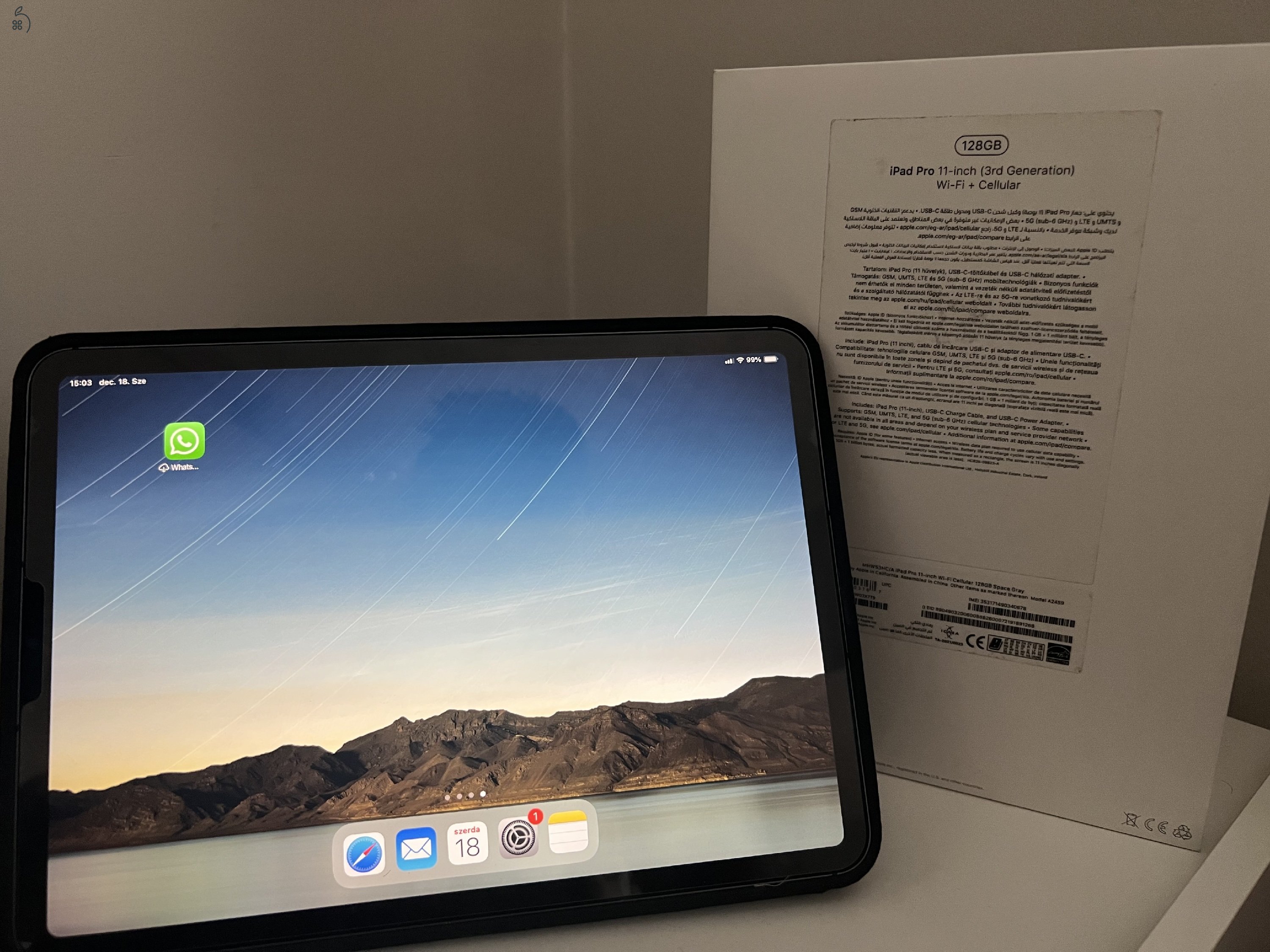 iPad pro 11’ 2021 M1 Cellular 128gb