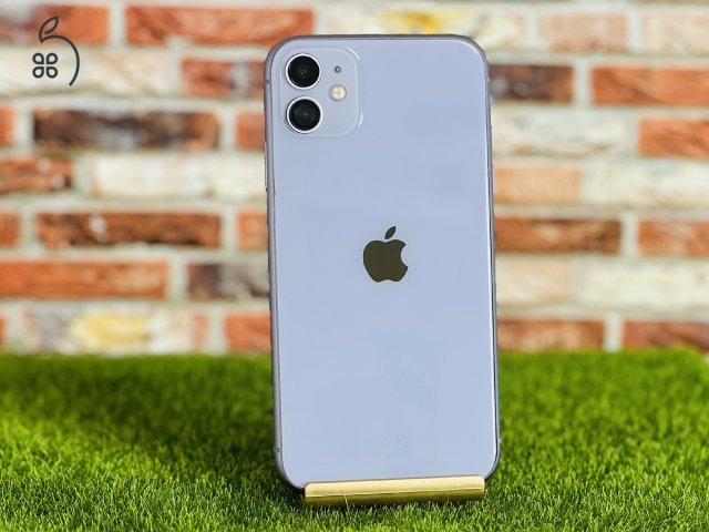 Apple iPhone 11 64 GB Purple 100% akku szép állapotú - 24 HÓ GARANCIA - 528