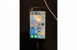 Eladó egy törött hátlapú/előlapú, 100% akksis asztroszürke iPhone 8 64gb 