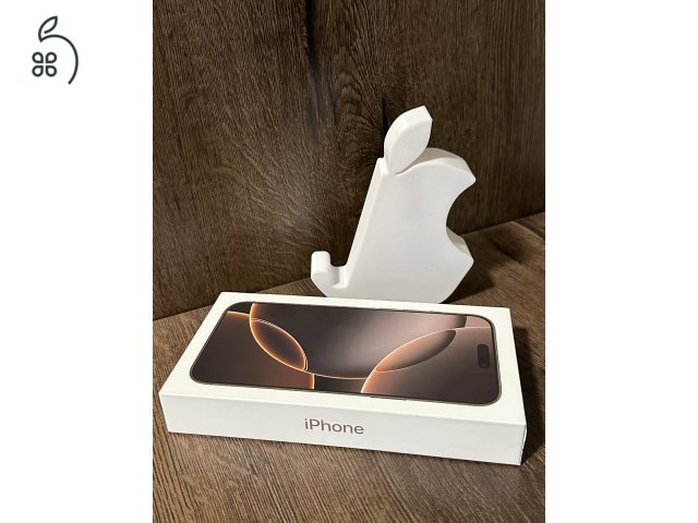 ÚJ, bontatlan iPhone 16 PRO MAX 256GB desert titanium KÁRTYAFÜGGETLEN! 