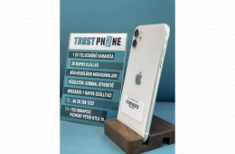 !! 1 ÉV GARANCIA !! iPhone 11 White 64 GB – TRT401 – 100% AKKU