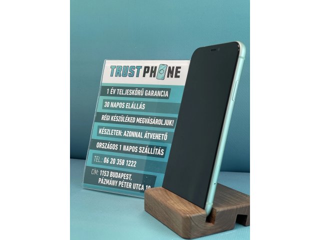 !! 1 ÉV GARANCIA !! iPhone 11 Green 64 GB – TRT407 – 100% AKKU