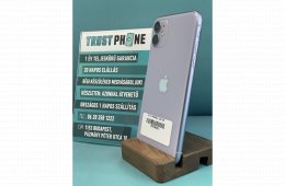 !! 1 ÉV GARANCIA !! iPhone 11 Purple 128 GB – TRT409 – 91% AKKU