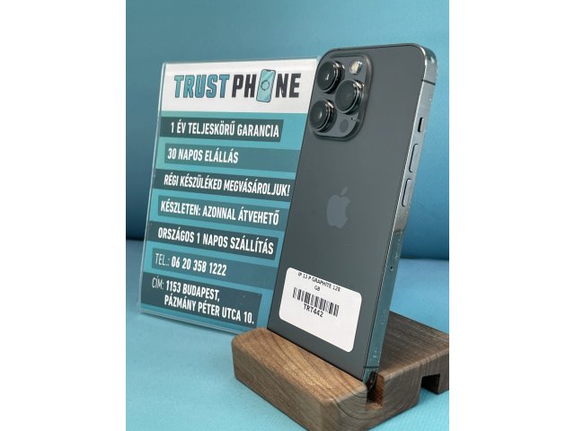 !! 1 ÉV GARANCIA !! iPhone 13 Pro Graphite 128 GB – TRT442 – 100% AKKU