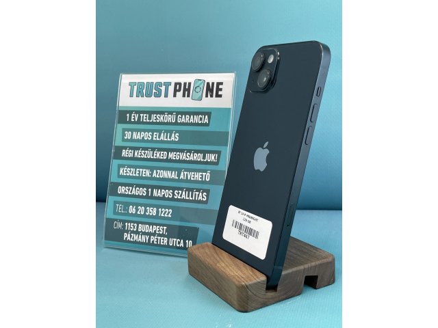 !! 1 ÉV GARANCIA !! iPhone 14 Plus Midnight 128 GB – TRT467 – 100% AKKU