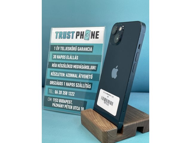 !! 1 ÉV GARANCIA !! iPhone 13 Midnight 128 GB – TRT532 – 100% AKKU