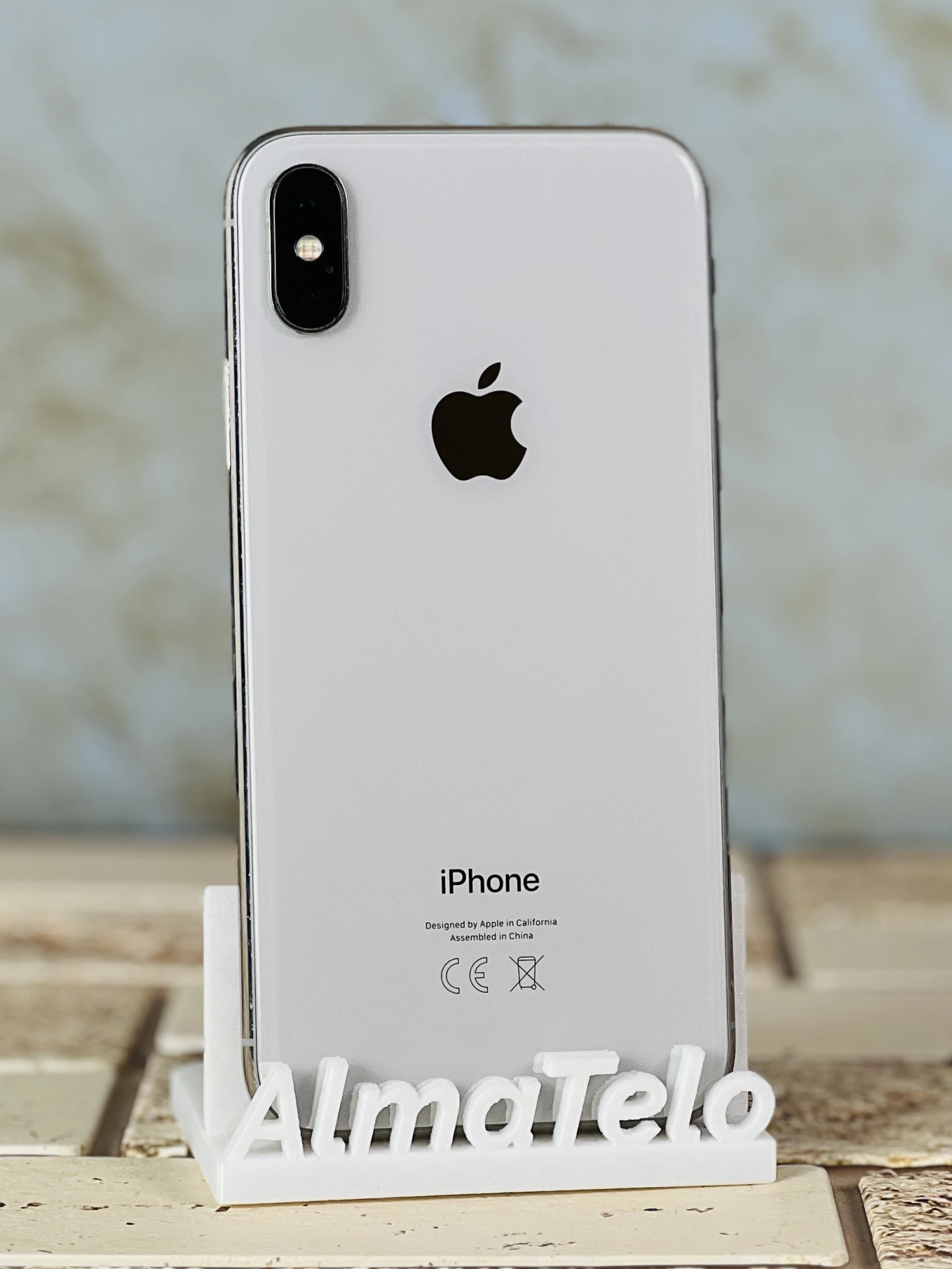 Apple iPhone X 64 GB Silver - 100% akku