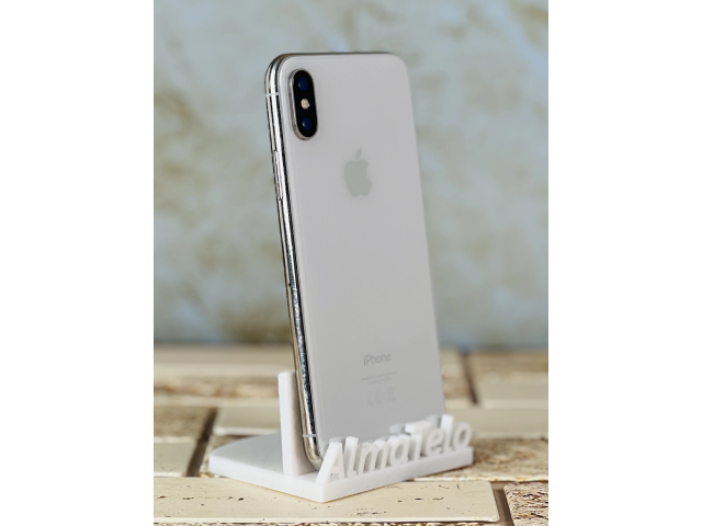 Apple iPhone X 64 GB Silver - 100% akku