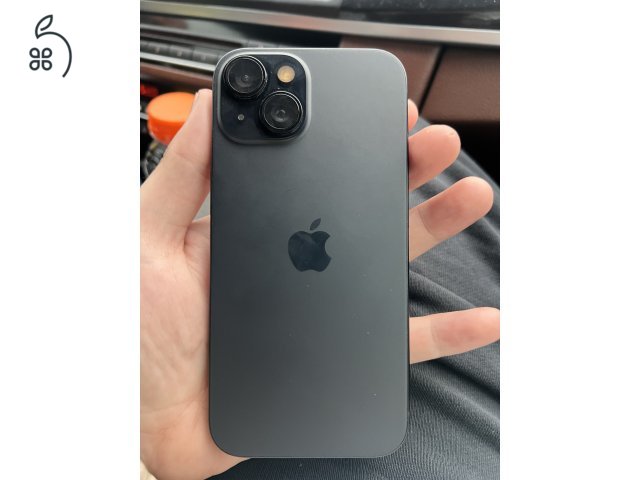 iPhone 15 Black 256GB Független.Kisebb Karc A Képernyőn 2025 03.ig Garancia