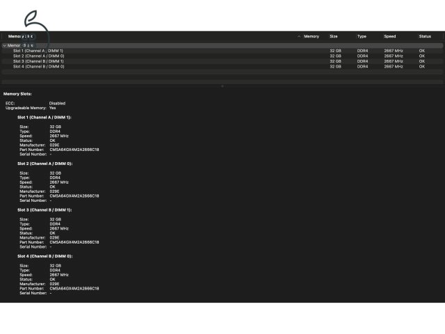 iMac 27 inch 5K 3,8 GHz 8-core I7 128GB