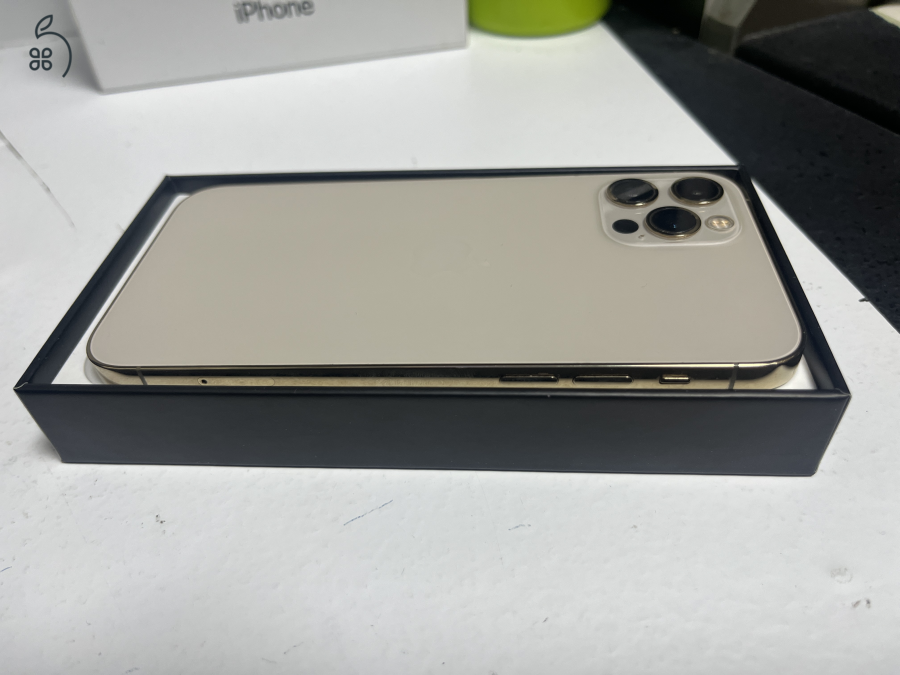 Iphone 12 Pro 128GB GOLD, Független 100% Új AKKU, Üzletből Garanciával