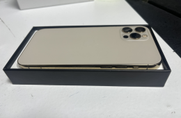 Iphone 12 Pro 128GB GOLD, Független 100% Új AKKU, Üzletből Garanciával