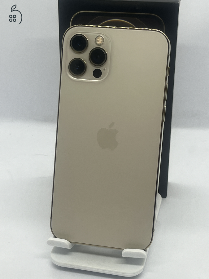 Iphone 12 Pro 128GB GOLD, Független 100% Új AKKU, Üzletből Garanciával