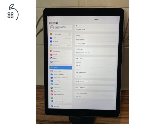 Ipad Pro 9.7 Wi-Fi+Cellular 32GB Space Gray, üzletből, garanciával