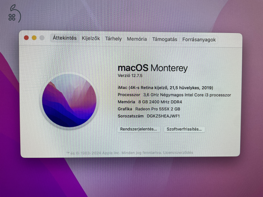 iMac 2019 21.5