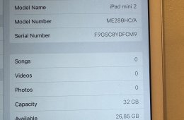 iPad mini 2 32GB silver wifi gyári szettel - hibátlan